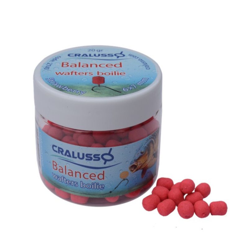 CRALUSSO Balanced Wafters Strawberry 6x7mm 20gr