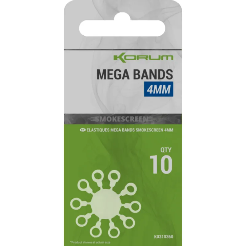 KORUM Smokescreen Mega Bands 4mm