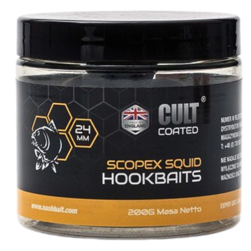 NASH Scopex Squid Signal Coated Hookbaits