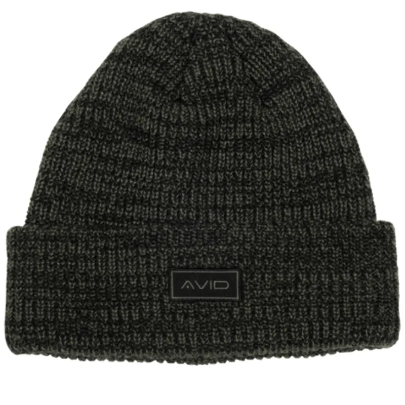 AVID CARP Marl Knit Beanie Green