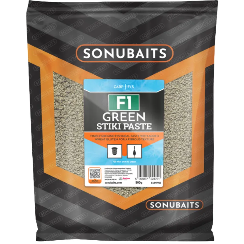 SONUBAITS Stiki Paste F1 Green 500g