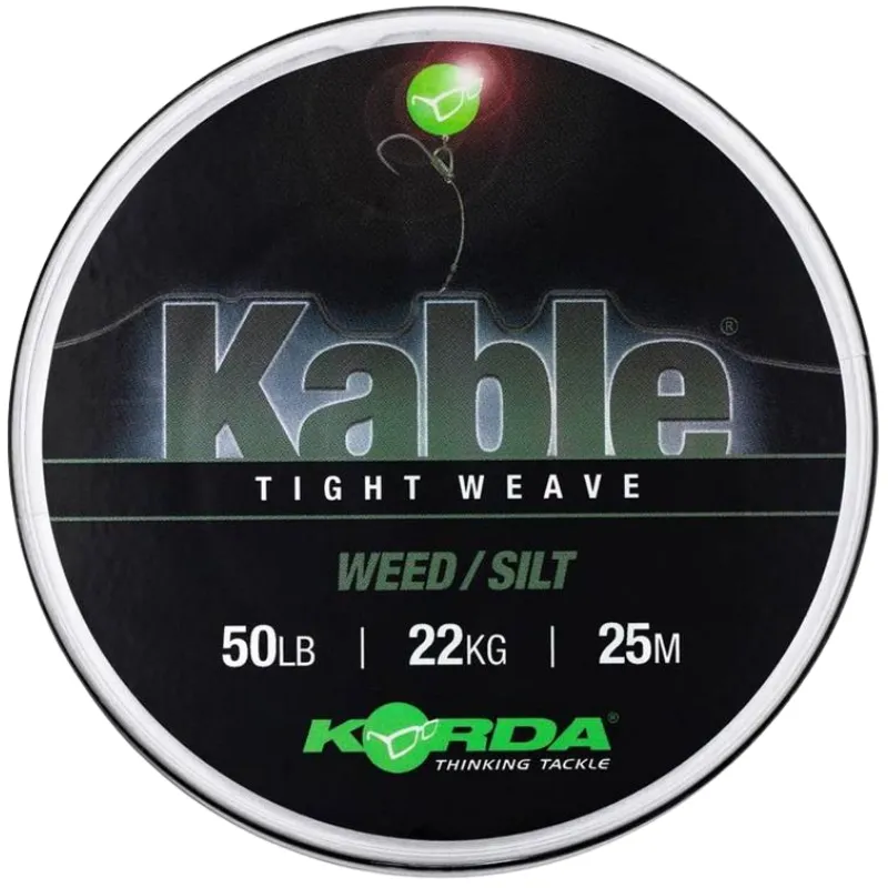 KORDA Kable Tight Weave 25m Weed