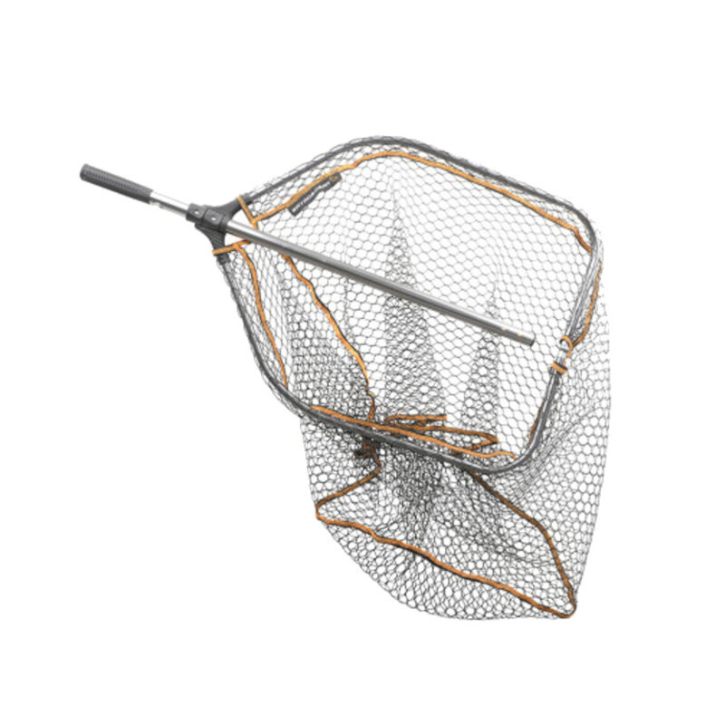 SAVAGE GEAR Pro Folding Rubber Large Mesh Landing Net XL