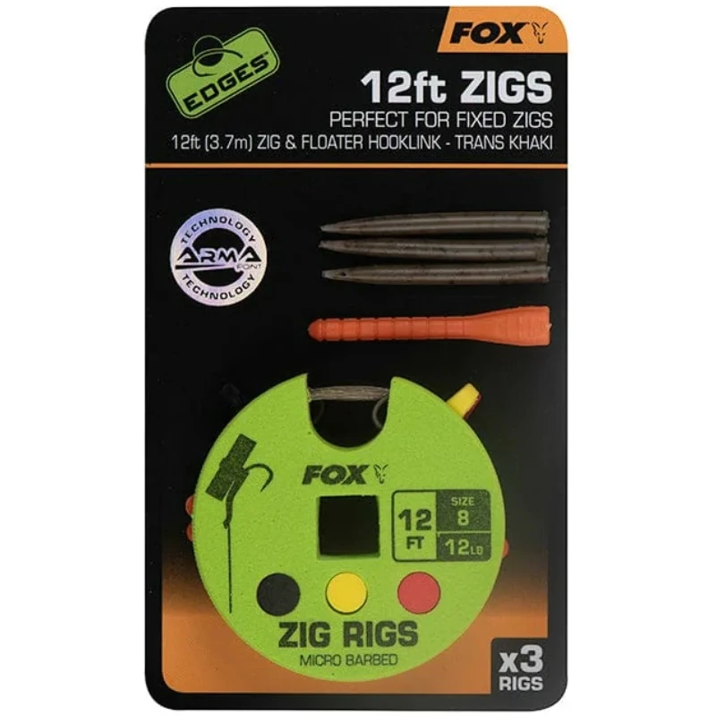 FOX Edges Zig Rig 3,7m 12lb #8