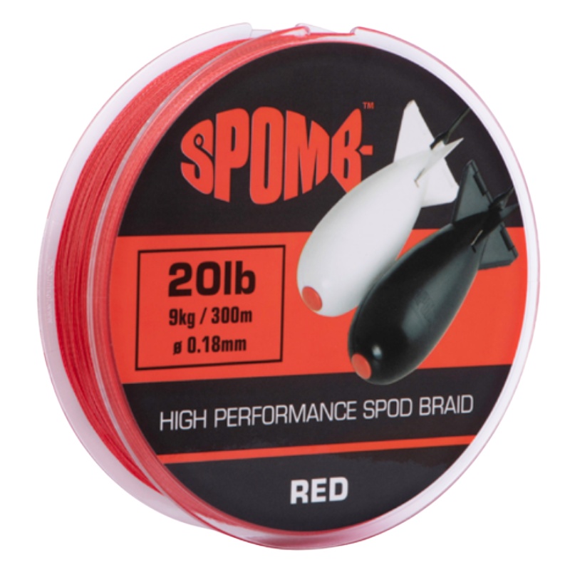 SPOMB Braid 0,18mm 300m 9Kg Red