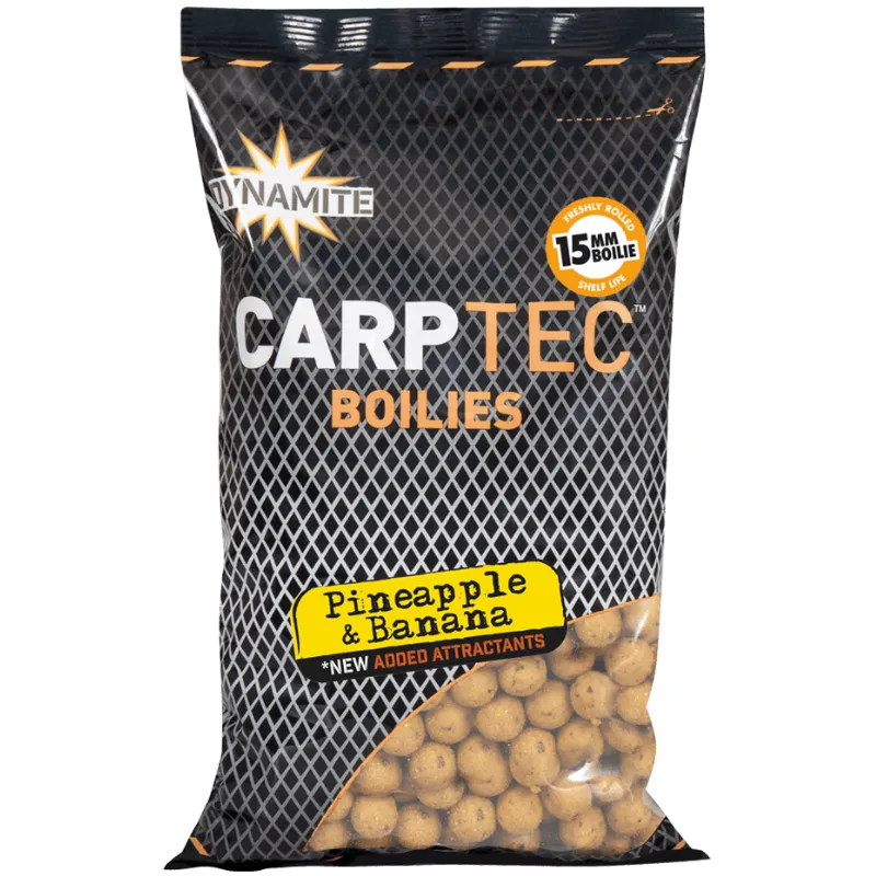 DYNAMITE BAITS Carptec Pineapple & Banana Boilies
