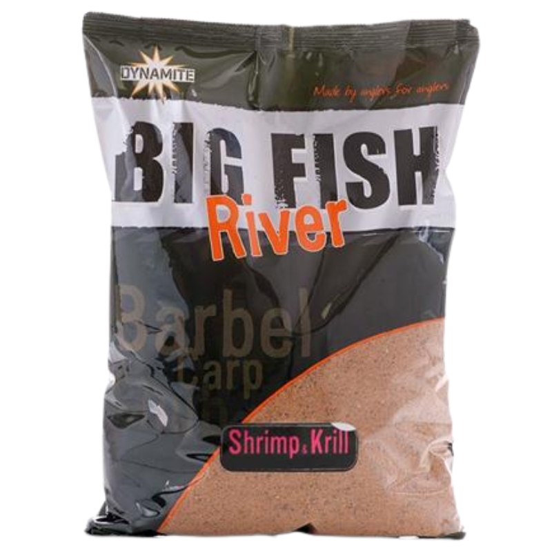 DYNAMITE BAITS Big Fish River Groundbait Shrimp&Krill 1,8Kg