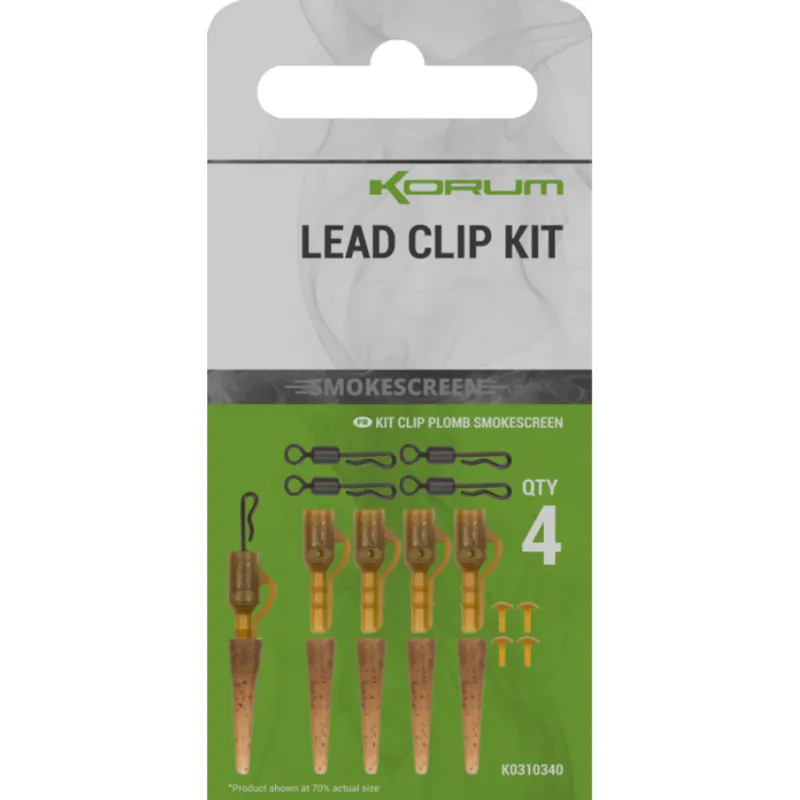 KORUM Smokescreen Lead Clip Kit