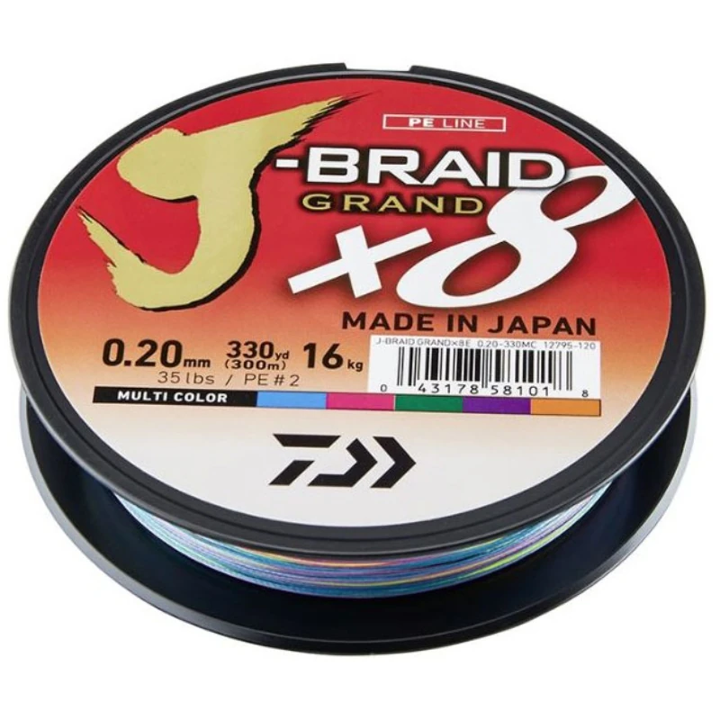 DAIWA J-Braid Grand X8 0,13mm 150m Multicolor