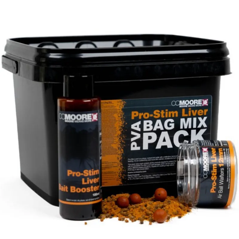 CC MOORE PVA Bag Mix Pack Pro-Stim Liver 1kg
