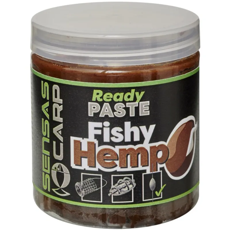 SENSAS Ready Paste Fishy Hemp 250g