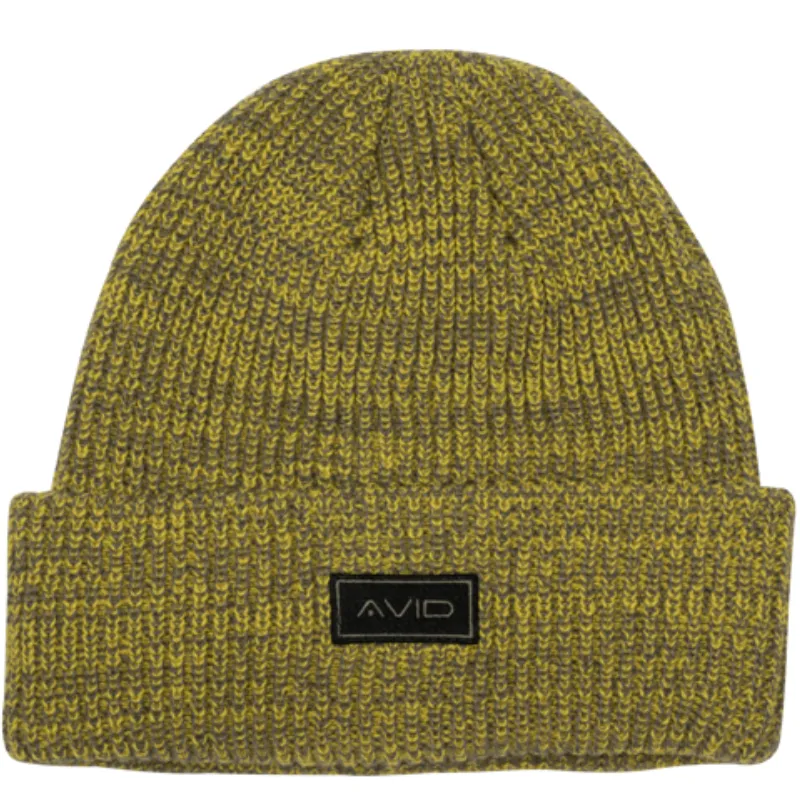 AVID CARP Marl Knit Beanie Yellow