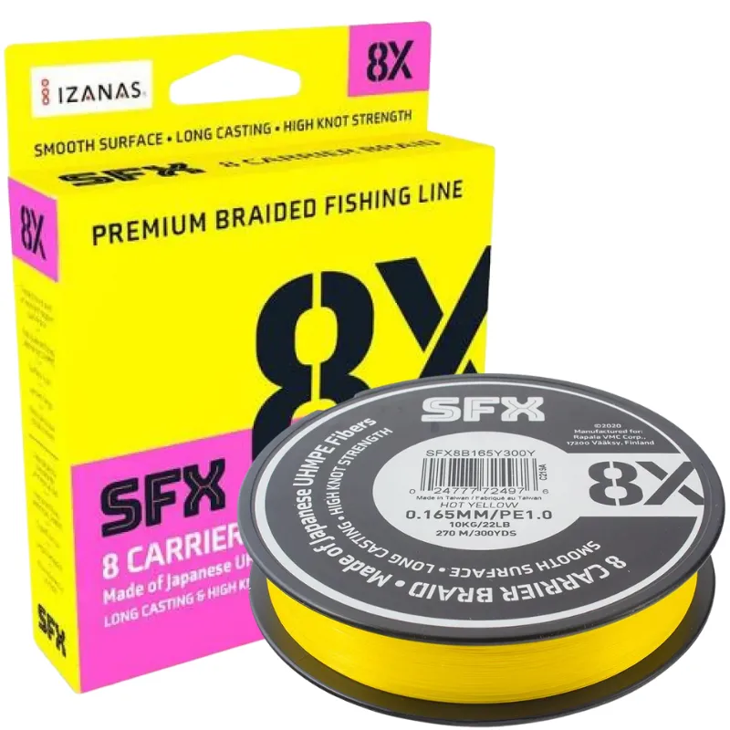 SUFIX SFX 8X Hot Yellow