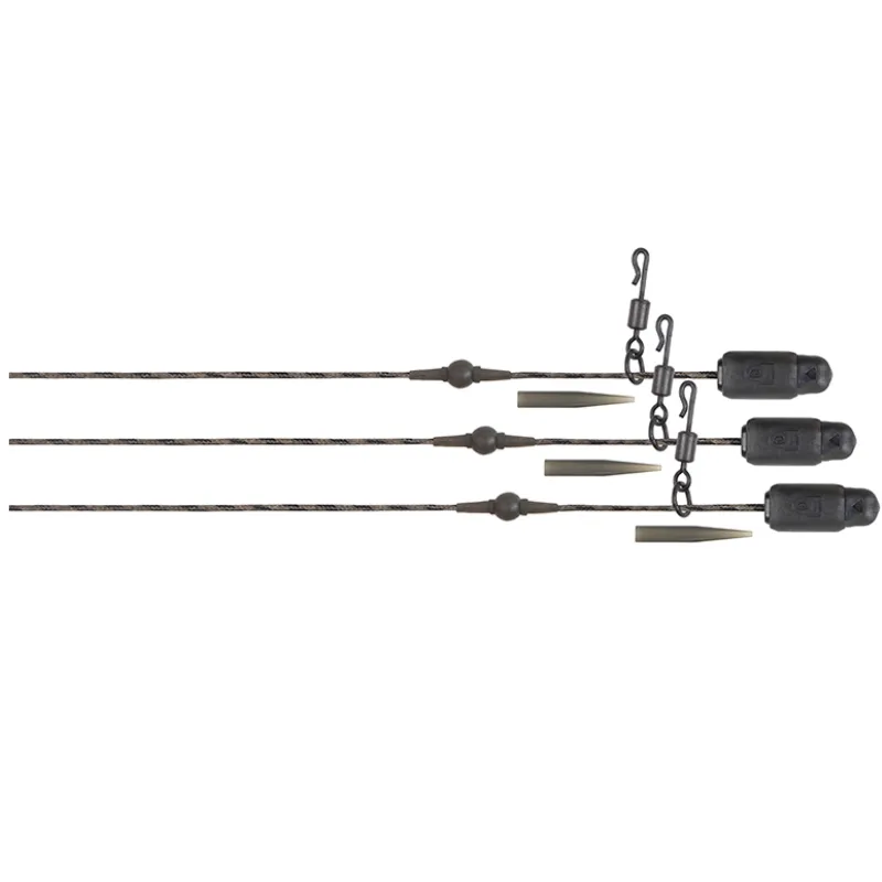 FOX Edges Naturals Heli-Clip Rigs Copper Core 50lb