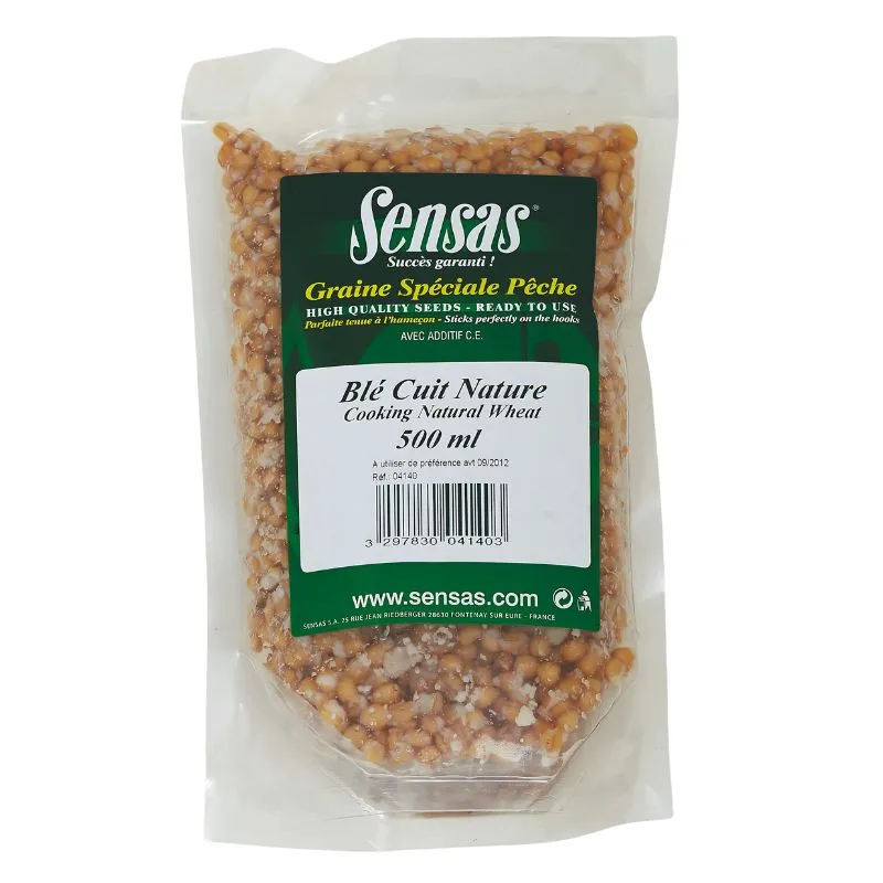 SENSAS Cooked Wheat Natural 500ml