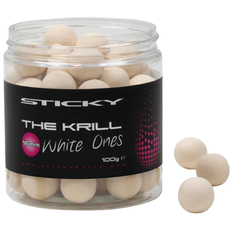 STICKY BAITS The Kril White Ones Pop Ups 12mm 100g