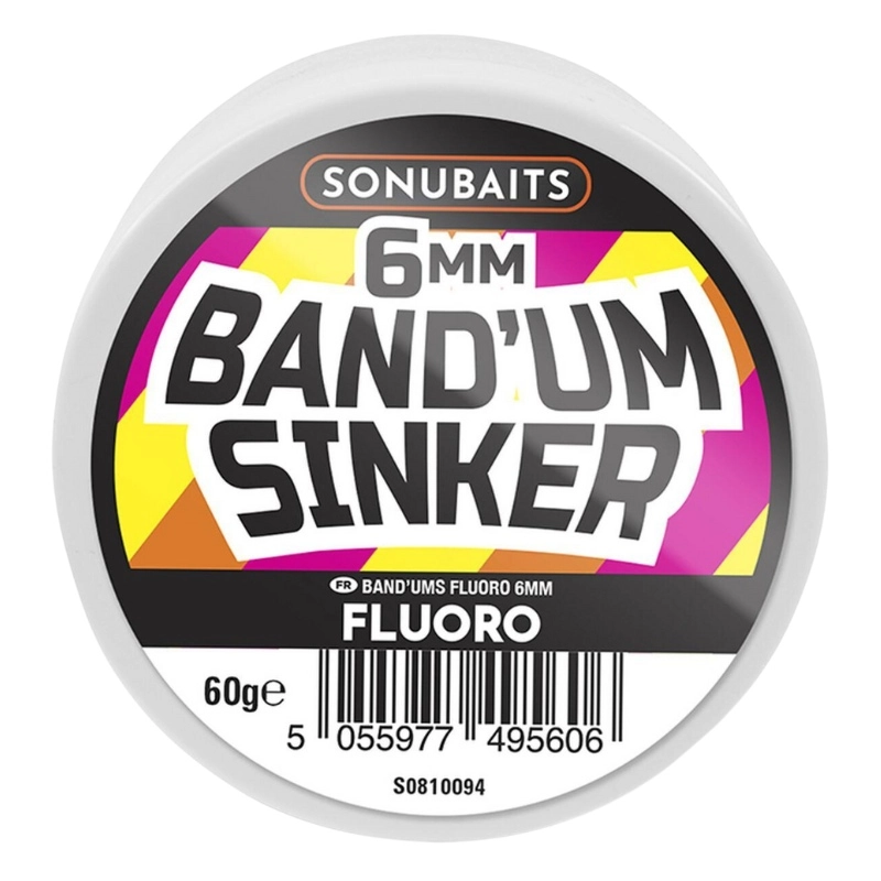 SONUBAITS Band’um Sinker Fluoro 6mm