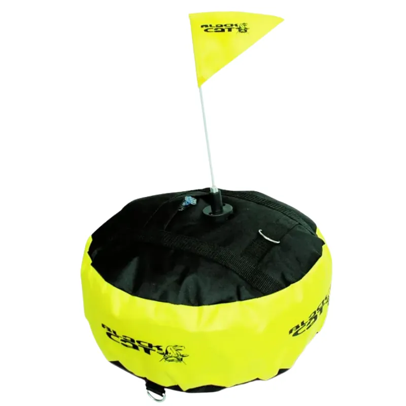 BLACK CAT Marker Buoy Black