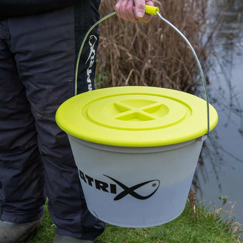 MATRIX Groundbait Bucket & Lid 17L