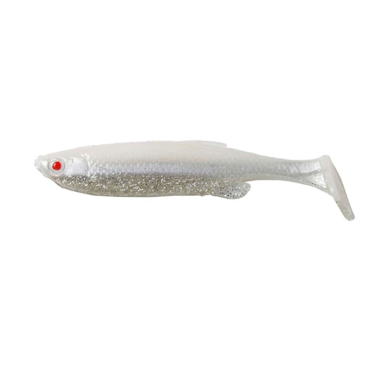 SAVAGE GEAR 3D Fat Minnow T-Tail 7,5cm White Silver