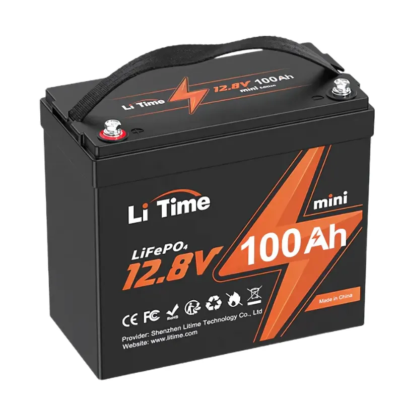 LI TIME Marine LiFePO4 12V 100Ah Mini