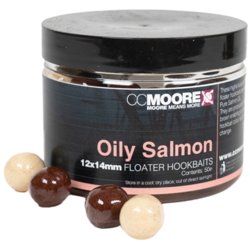 CC MOORE Floater Hookbaits Oily Salmon 12x14mm 50g