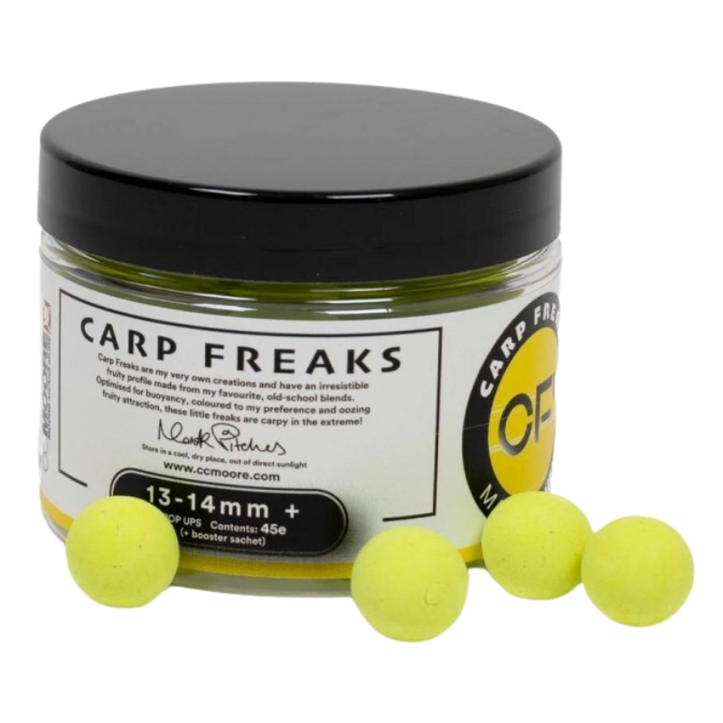CC MOORE Carp Freaks + Pop Ups Yellow 13-14mm