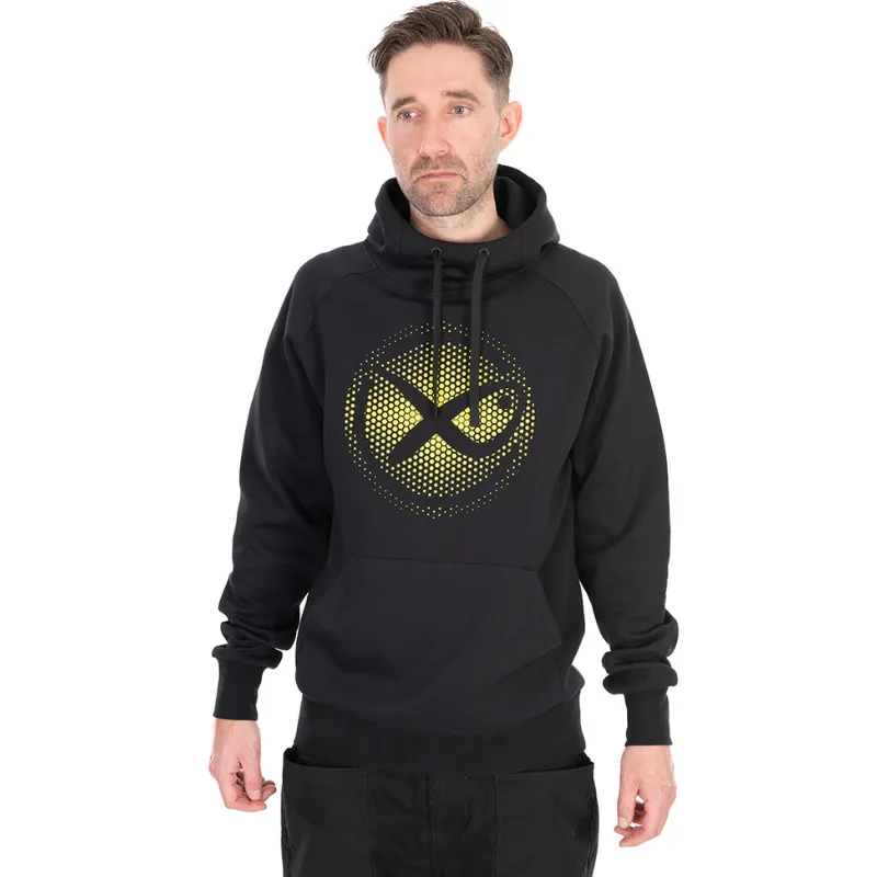 MATRIX Large Fade Hoody Black/Lime
