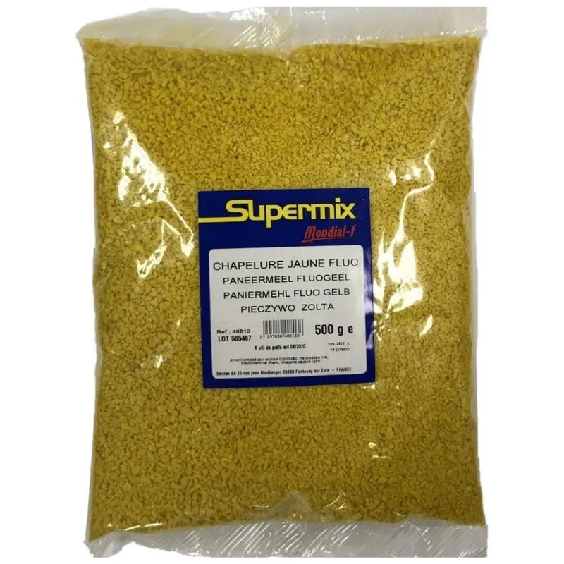 SENSAS Mondial Fluo Yellow Fluo Crumb 500g