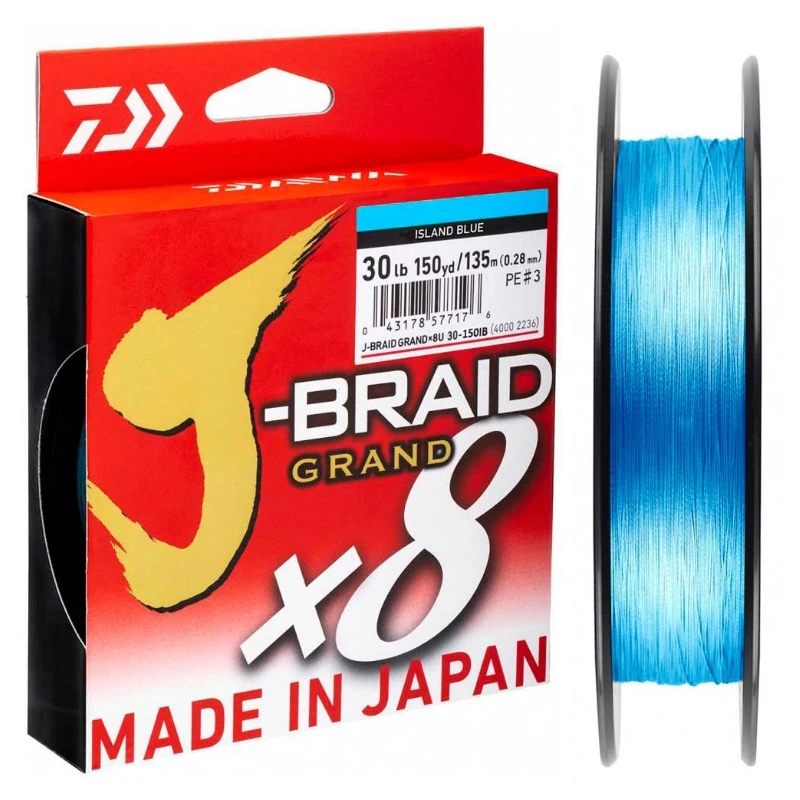 DAIWA J-Braid Grand X8 0,24mm 135m Blue
