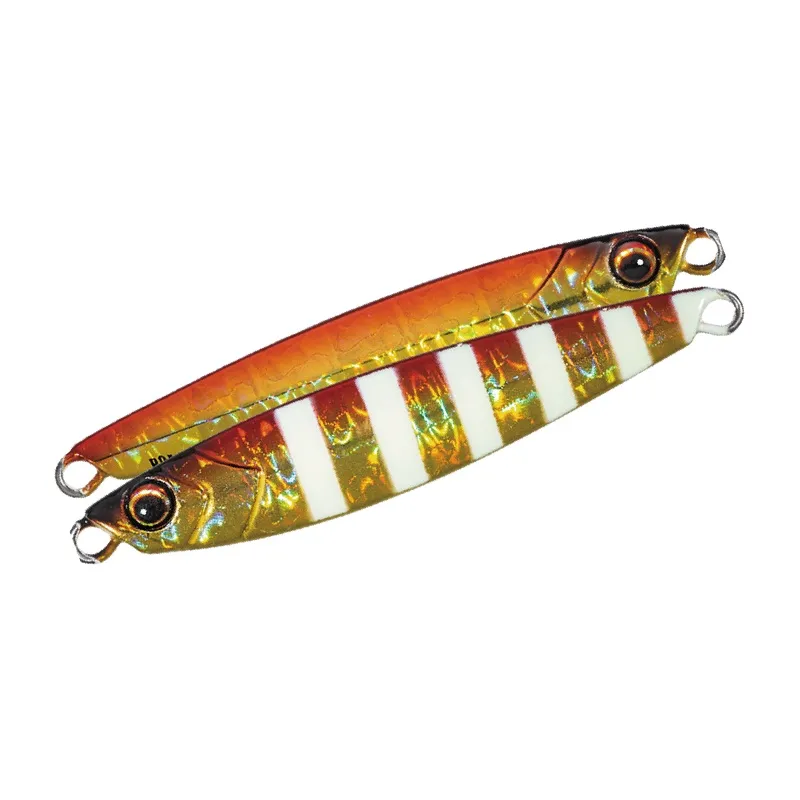 #064 2Tone Red Gold Zebra
